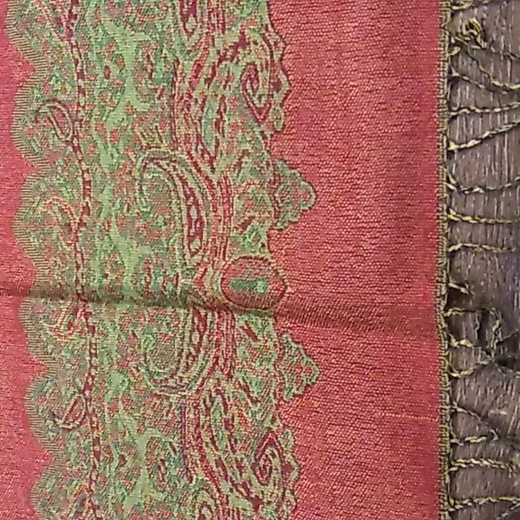 Pashmina Scarf  55% Pashmina & 45% Silk Very Beautiful - Picture 6 of 8